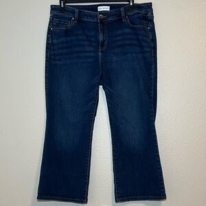 Lane Bryant Jeans 18S Blue Flex Magic Waistband Signature Fit Mid Rise Boot